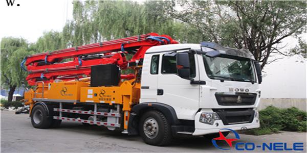 小型混凝土泵車在澆筑過程中突然停止怎么辦？